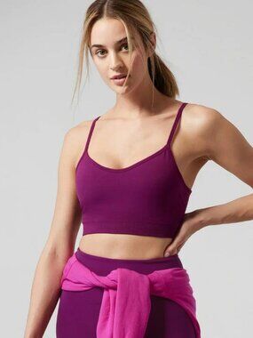 ATHLETA Women's Renew Bra D-DD Size L in Exotic Fuchsia